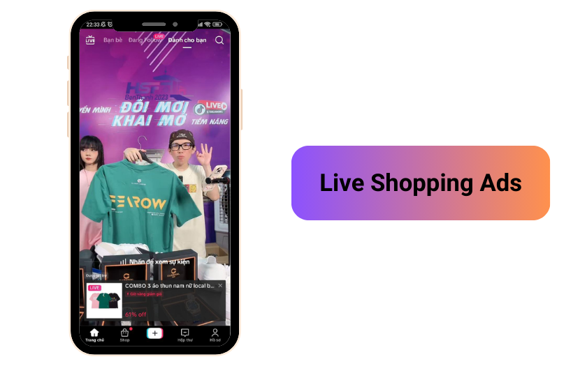 Live Shopping Ads