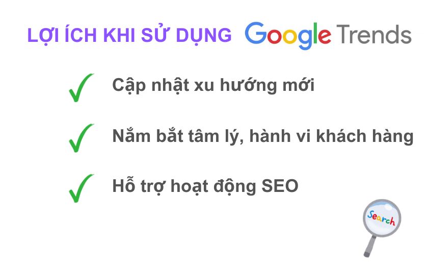 Lợi ích khi sử dụng Google trends